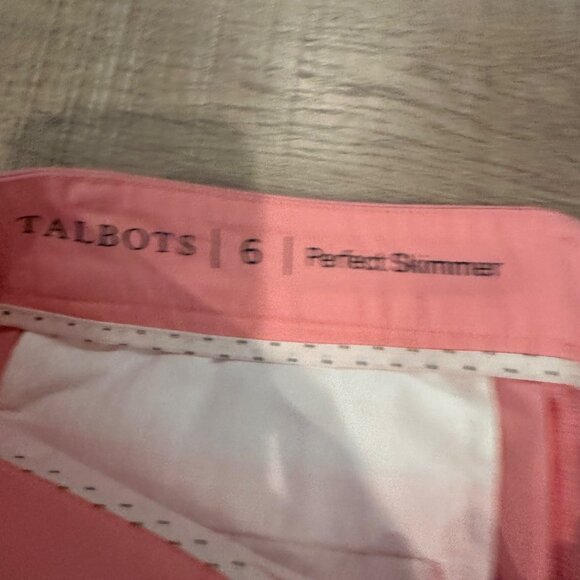 TALBOTS WOMENS PERFECT SKIMMER PANTS SIZE 6 NEW - Picture 7 of 9